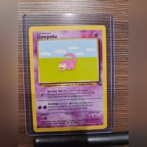 Pokemon Slowpoke Trading Card